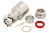 BNC Male Connector Clamp/Solder Attachment for RG8, RG215, RG225, RG214, RG393, RG213