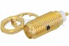 SMA Female Bulkhead Mount Connector Solder Attachment Stub Terminal, .250 inch Diameter