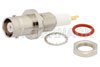 MHV Female Bulkhead Mount Connector Solder Attachment Solder Cup Terminal, .380 inch DD Hole