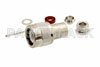 C Male Connector Clamp/Solder Attachment for RG55, RG58, RG141, RG142, RG223, RG303, RG400, PE-C195, PE-P195, LMR-195