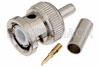 BNC Male Connector Crimp/Solder Attachment for PE-B150, RG180, RG195