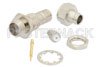 SMB Jack Bulkhead Connector Clamp/Solder Attachment For RG174, RG316, RG188, .177 inch D Hole
