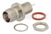 TNC Female Bulkhead Mount Hermetically Sealed Connector Solder Attachment Eyelet Terminal, .350 inch D Hole