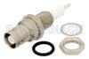 MHV Female Bulkhead Mount Hermetically Sealed Connector Solder Attachment Solder Cup Terminal, .380 inch DD Hole