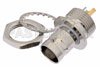 BNC Female Bulkhead Mount Isolated Ground Connector Solder Attachment Solder Cup Terminal, .480 inch D Hole