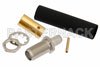 SMA Female Bulkhead Mount Connector Solder Attachment for RG58, RG55, RG142, RG223, .235 inch D Hole