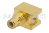 SMC Jack Right Angle Connector Solder Attachment Surface Mount PCB