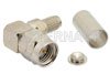 RT SMA Male Right Angle Connector Crimp/Solder Attachment for RG55, RG141, RG142, RG223, RG400