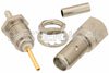 RT SMA Female Bulkhead Connector Crimp/Solder Attachment For RG178, RG196, .235 inch D Hole