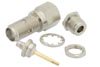 SMA Female Bulkhead Connector Clamp/Solder Attachment For RG188-DS, RG316-DS, .235 inch D Hole