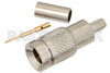 1.0/2.3 Plug Connector Crimp/Solder Attachment for RG174, RG316, RG188, LMR-100, PE-B100, PE-C100, .100 inch