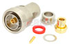 7/16 DIN Female Connector Clamp/Solder Attachment For PE-SR401AL, PE-SR401FL, RG401