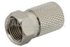 75 Ohm F Male Connector Twist Attachment for RG6