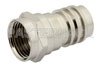 75 Ohm F Male Connector Crimp/Solder Attachment for RG59B/U, RG62, RG71