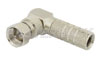 75 Ohm F Male Right Angle Connector Twist Attachment for RG6-CATV