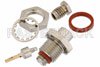 10-32 Female Bulkhead Mount Connector Clamp/Solder Attachment for RG178, RG196, .295 inch D Hole
