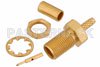 RP MCX Jack Bulkhead Connector Crimp/Solder Attachment For RG178, RG196, .177 inch D Hole