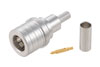 QMA Male Connector Crimp/Solder Attachment for RG174, RG316, RG188, 0.100 inch, PE-B100, PE-C100, LMR-100