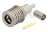 QMA Male Connector Crimp/Solder Attachment for RG316-DS, RG188-DS