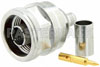 N Male Connector Crimp/Solder Attachment for PE-C240, RG8X, 0.240 inch, LMR-240, LMR-240-DB, LMR-240-UF