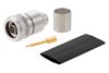 N Male Connector Crimp/Solder Attachment for PE-C600, LMR-600, LMR-600-DB, 0.600 inch