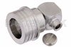 QN Male Right Angle Low PIM Connector Solder Attachment for PE-SR402AL, PE-SR402FL, PE-SR402FLJ, PE-SR402TN, RG402, IP68