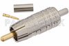 75 Ohm RCA Male Connector Crimp/Solder Attachment For Mini 59, PE-B159