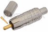 75 Ohm RCA Male Connector Crimp/Solder Attachment For Belden 1694A