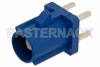 FAKRA Plug Connector Solder Attachment Thru Hole PCB, Blue Color