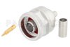 N Male Connector Crimp/Solder Attachment for RG223, RG142, RG400, RG55
