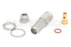 2.4mm Female Bulkhead Mount Connector Clamp/Solder Attachment for PE-SR405AL, PE-SR405FL, PE-SR405FLJ, PE-SR405TN, RG405, .252 inch D Hole