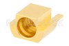 SMP Male Limited Detent Connector Solder Attachment .092 inch End Launch PCB