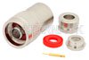 75 Ohm N Male Connector Clamp/Solder Attachment for RG6