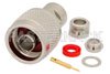 75 Ohm N Male Connector Clamp/Solder Attachment for RG59B/U, RG62, RG71