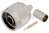 75 Ohm N Male Connector Crimp/Solder Attachment for RG59B/U, RG62, RG71