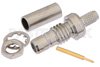 SMB Jack Bulkhead Mount Connector Crimp/Solder Attachment for RG188-DS, RG316-DS