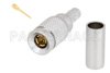 75 Ohm 1.0/2.3 Plug Push-On Connector Crimp/Crimp Attachment for BELDEN 735A1