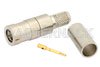 SMB Plug Connector Crimp/Solder Attachment for RG58, RG303, RG141, PE-C195, PE-P195, LMR-195, 0.195 inch