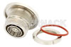 7/16 DIN Female Bulkhead Mount Connector Solder Attachment Solder Cup Terminal