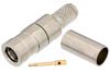 SMB Plug Connector Crimp/Solder Attachment For RG55, RG142, RG223, RG400