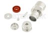75 Ohm BNC Female Connector Clamp/Solder Attachment for RG179, RG187