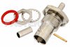75 Ohm BNC Female Bulkhead Mount Connector Crimp/Solder Attachment for PE-B150, RG180, RG195, .480 inch D Hole