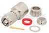 RP-TNC Male Connector Clamp/Solder Attachment for RG213, RG214, RG8, RG9, RG11, RG225, RG393, RG144, RG216, RG215