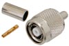 RP-TNC Male Connector Crimp/Solder Attachment for RG58