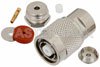 RP TNC Male Connector Clamp/Solder Attachment For RG178, RG196