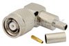 RP-TNC Male Right Angle Connector Crimp/Solder Attachment for RG55, RG141, RG142, RG223, RG400