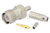 RP TNC Female Connector Crimp/Solder Attachment for RG316, RG174, RG188, LMR-100, PE-B100, PE-C100, 0.100 inch
