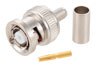 RP BNC Male Connector Crimp/Solder Attachment for RG58, RG303, RG141, PE-C195, PE-P195, LMR-195, 0.195 inch
