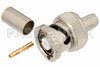 RP-BNC Male Connector Crimp/Solder Attachment for RG59B/U, RG62