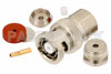 RP BNC Male Connector Clamp/Solder Attachment For RG178, RG196